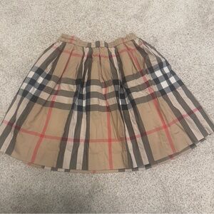 Burberry Plaid A-Line Skirt (12y)